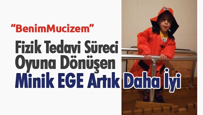 Mersin&rsquo;de Yaşayan Aile, Serebral Palsi Hastası &Ccedil;ocukları Minik Ege&rsquo;nin Fizik Tedavi S&uuml;recini Oyuna D&ouml;n&uuml;şt&uuml;rd&uuml;