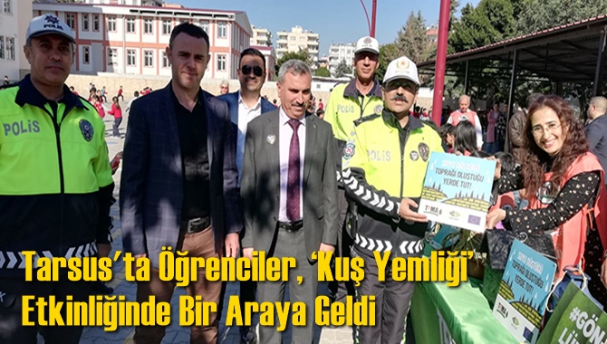 Tarsus'ta &Ouml;ğrenciler, &lsquo;Kuş Yemliği&rsquo; Etkinliğinde Bir Araya Geldi