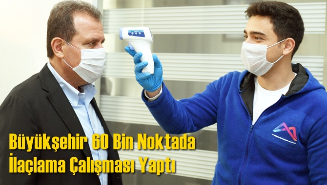 Mersin B&uuml;y&uuml;kşehir 60 Bin Noktada İla&ccedil;lama &Ccedil;alışması Yaptı