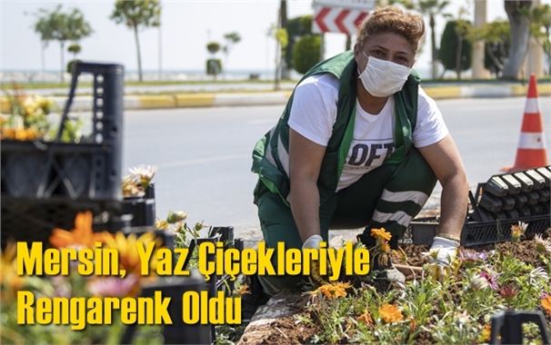 Mersin, Yaz Çiçekleriyle Rengarenk Oldu