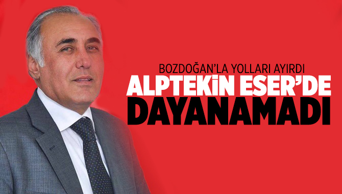 Alptekin Eser, Tarsus Belediyesi Başkanlık Koordinat&ouml;r&uuml;l&uuml;ğ&uuml; G&ouml;revinden İstifa Etti