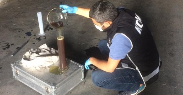 Tarsus&rsquo;ta ka&ccedil;ak akaryakıt operasyonu