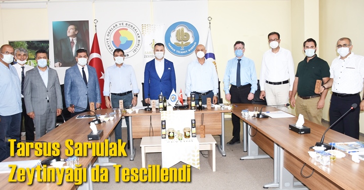 Tarsus Sarıulak Zeytinyağı da Tescillendi