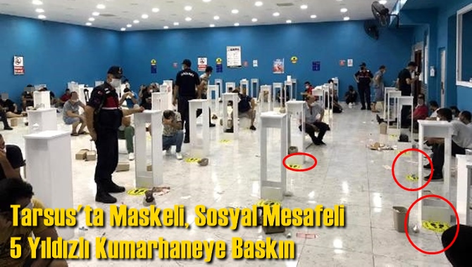 Tarsus'ta kumar oynayan 112 kişiye, 137 bin 200 lira ceza