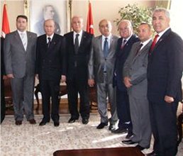 MHP Tarsus İlçe Teşkilatı Devlet Bahçeli'yi Ziyaret Etti