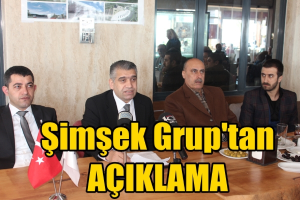 Şimşek Grup'tan A&ccedil;ıklama