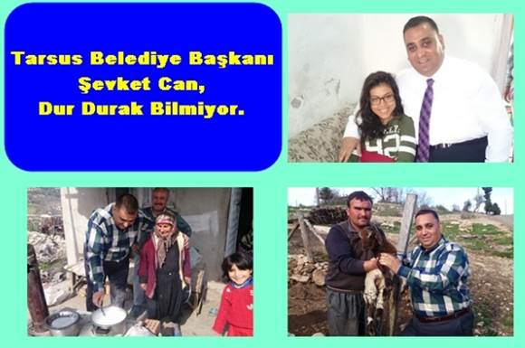 Tarsus Belediye Başkanı Şevket Can, Dur Durak Bilmiyor