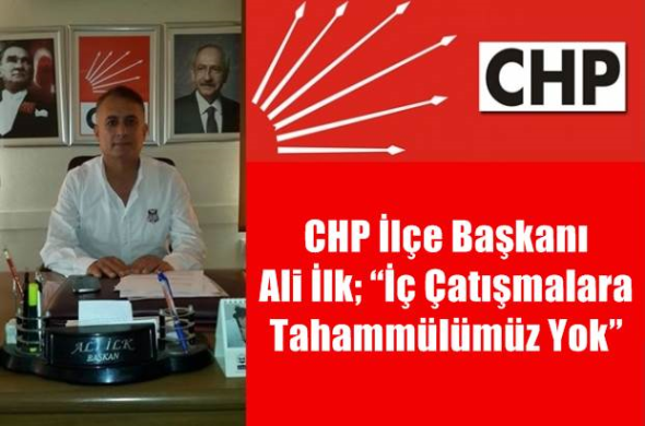 Ali İlk &ldquo;İ&ccedil; &Ccedil;atışmalara Tahamm&uuml;l&uuml;m&uuml;z Yok&rdquo;