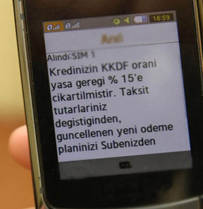 KREDİ BORCU ÖDEYENLER DİKKAT !!!